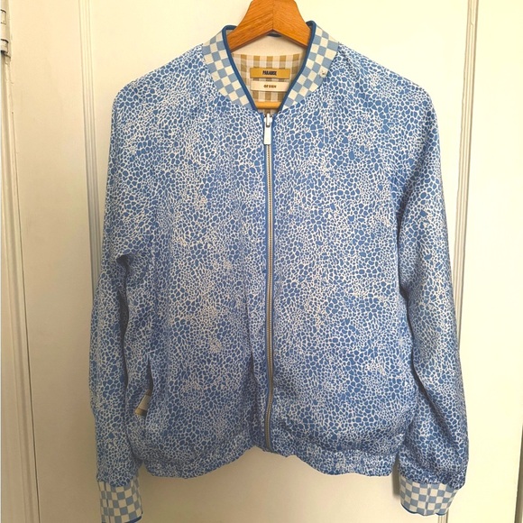 Lightweight Scotch & Soda Gingham Bomber Jacket - Picture 3 of 4